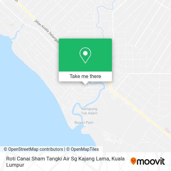 Peta Roti Canai Sham Tangki Air Sg Kajang Lama
