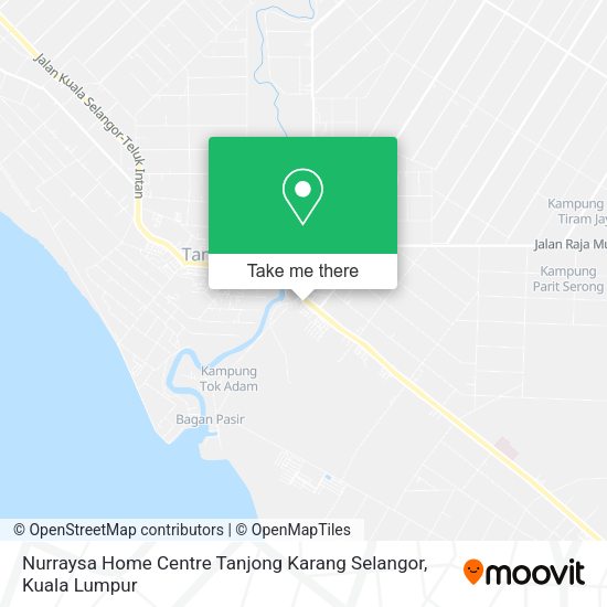 Peta Nurraysa Home Centre Tanjong Karang Selangor