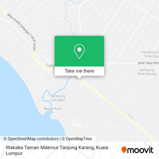 Wakaka Taman Makmur Tanjong Karang map