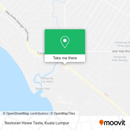 Restoran Howe Taste map