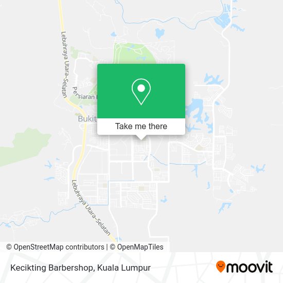 Kecikting Barbershop map