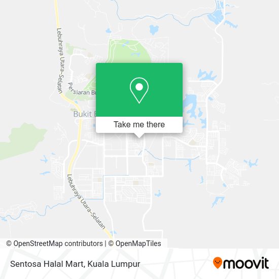 Peta Sentosa Halal Mart