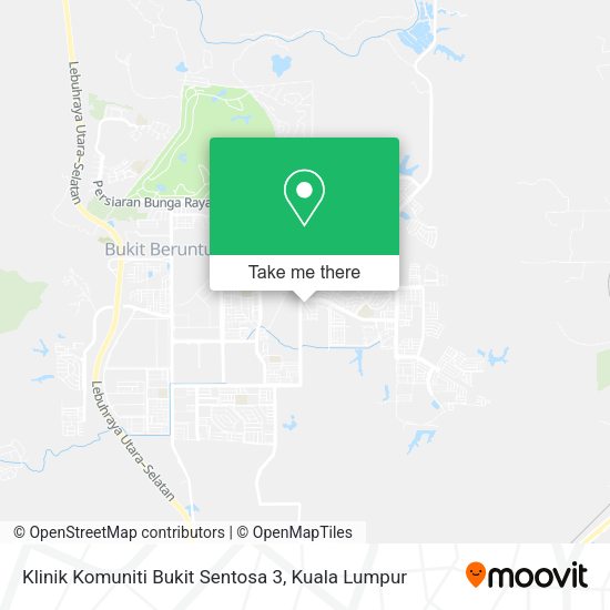 Klinik Komuniti Bukit Sentosa 3 map