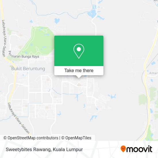 Sweetybites Rawang map