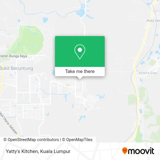 Yatty's Kitchen map