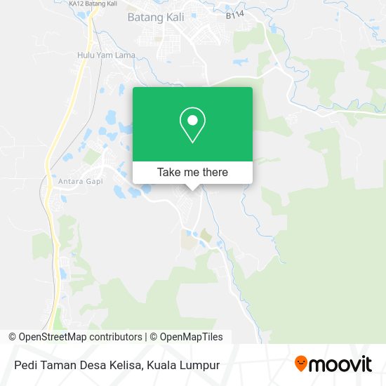 Peta Pedi Taman Desa Kelisa