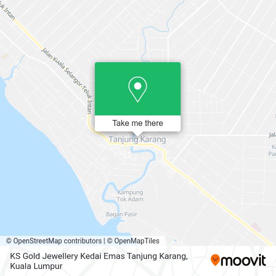 KS Gold Jewellery Kedai Emas Tanjung Karang map