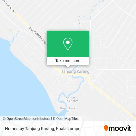 Homestay Tanjung Karang map