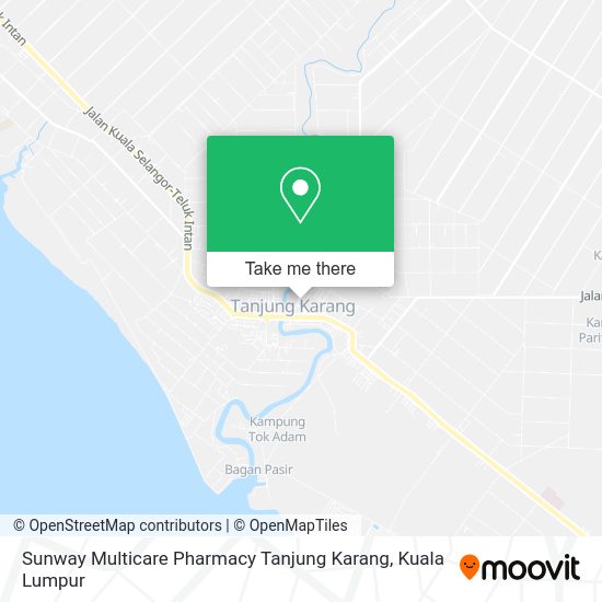 Peta Sunway Multicare Pharmacy Tanjung Karang