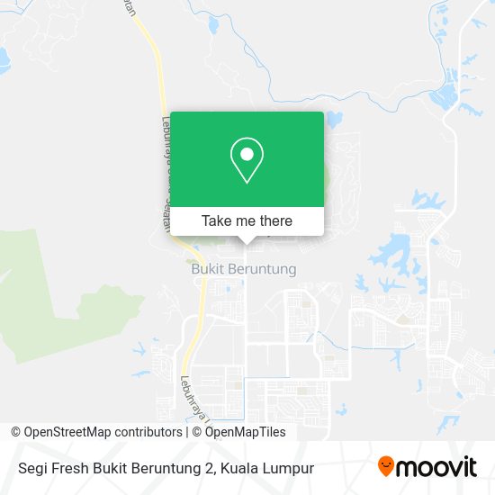 Segi Fresh Bukit Beruntung 2 map
