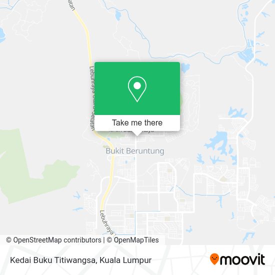 Peta Kedai Buku Titiwangsa
