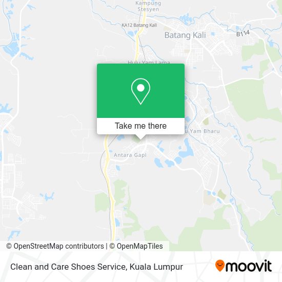 Clean and Care Shoes Service map