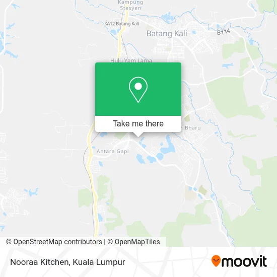 Nooraa Kitchen map