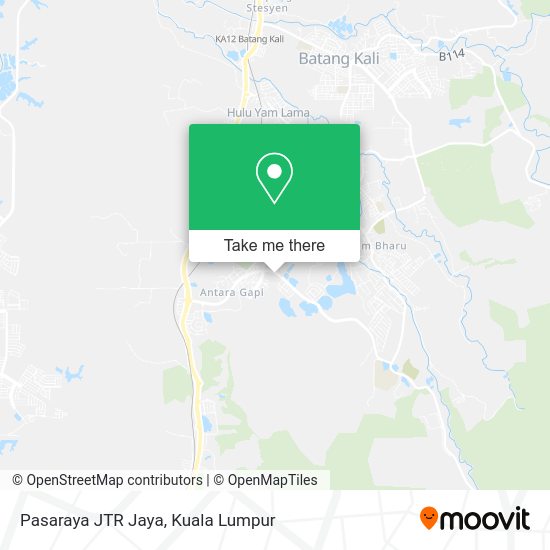 Pasaraya JTR Jaya map