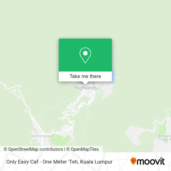 Only Easy Caf - One Meter 'Teh map