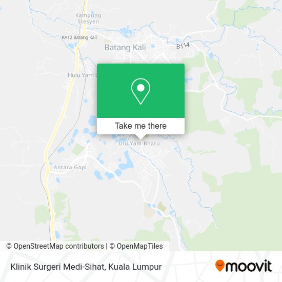 Peta Klinik Surgeri Medi-Sihat
