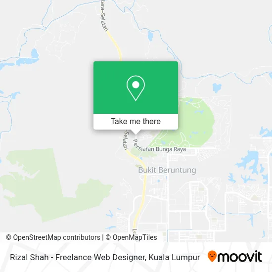 Rizal Shah - Freelance Web Designer map
