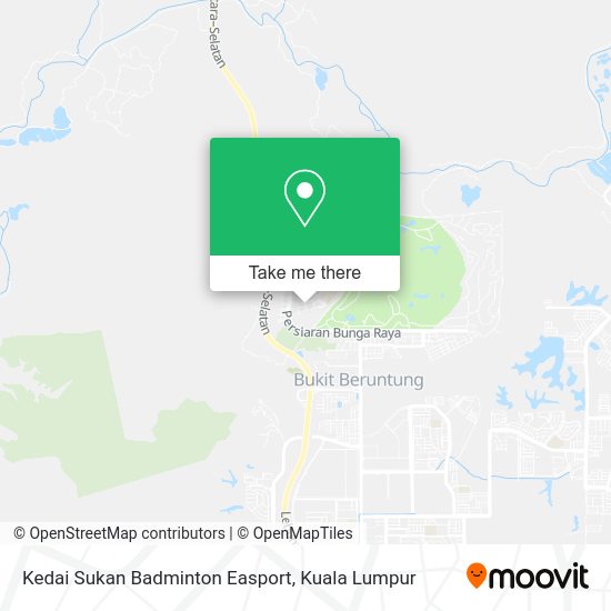 Peta Kedai Sukan Badminton Easport