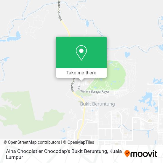 Peta Aiha Chocolatier Chocodap's Bukit Beruntung