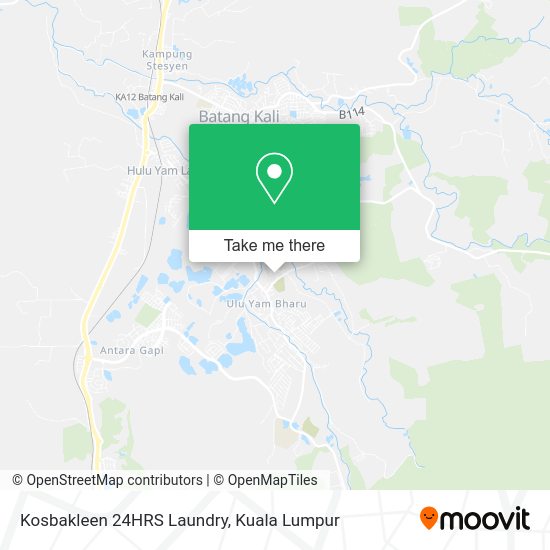 Peta Kosbakleen 24HRS Laundry