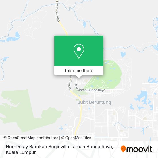 Peta Homestay Barokah Buginvilla Taman Bunga Raya