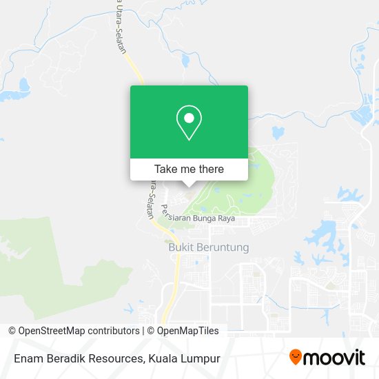 Enam Beradik Resources map