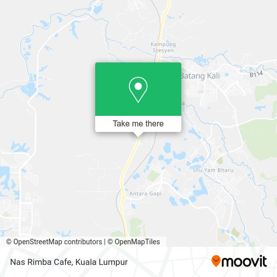 Peta Nas Rimba Cafe