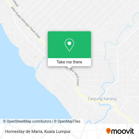 Homestay de Maria map