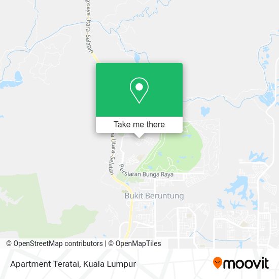 Apartment Teratai map