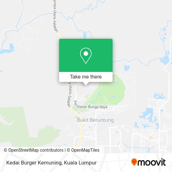 Peta Kedai Burger Kemuning