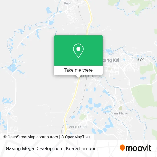 Gasing Mega Development map