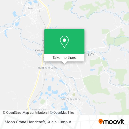 Moon Crane Handcraft map