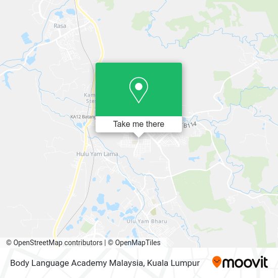 Body Language Academy Malaysia map