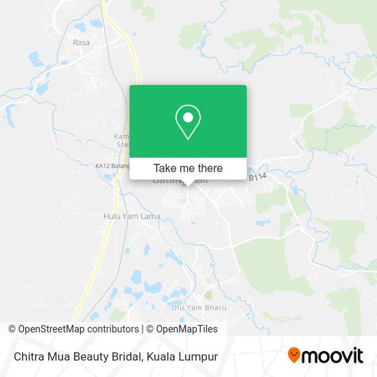 Chitra Mua Beauty Bridal map
