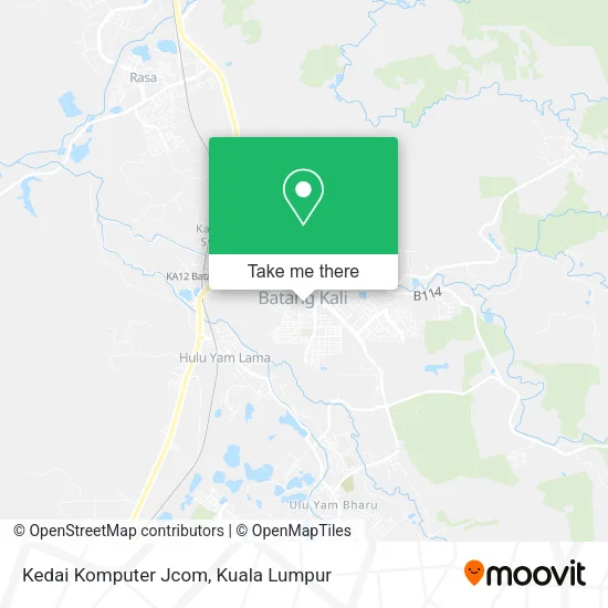Kedai Komputer Jcom map