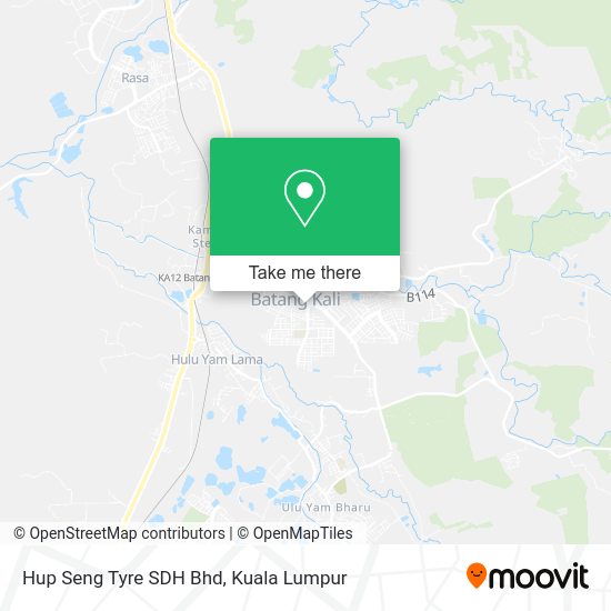 Hup Seng Tyre SDH Bhd map