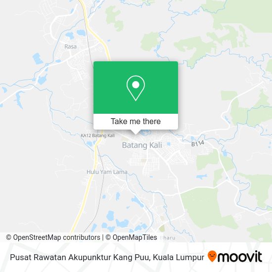 Peta Pusat Rawatan Akupunktur Kang Puu