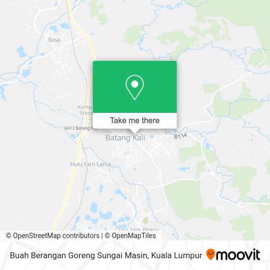 Peta Buah Berangan Goreng Sungai Masin