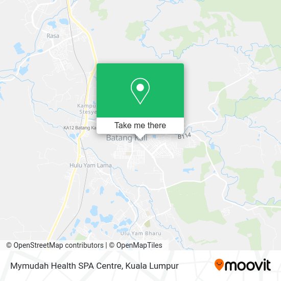 Mymudah Health SPA Centre map