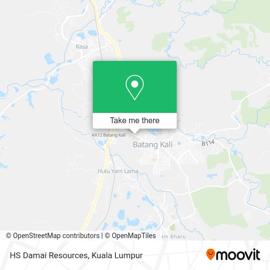 HS Damai Resources map