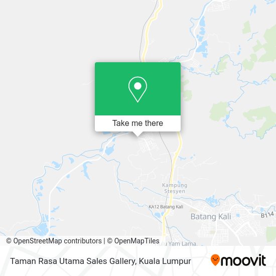 Peta Taman Rasa Utama Sales Gallery