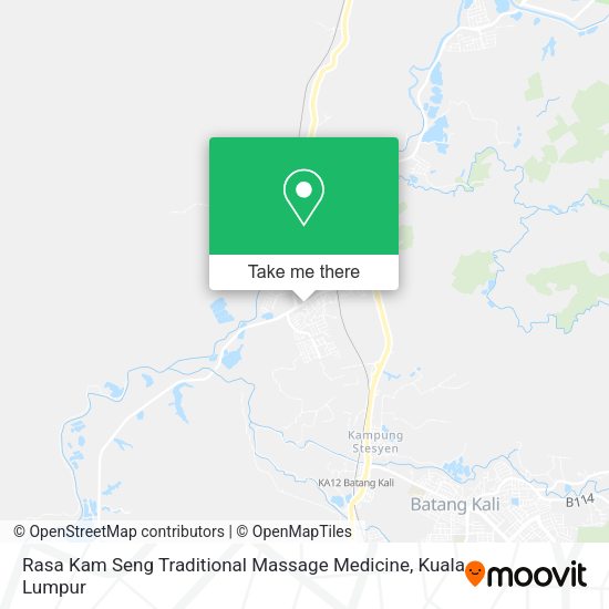 Peta Rasa Kam Seng Traditional Massage Medicine