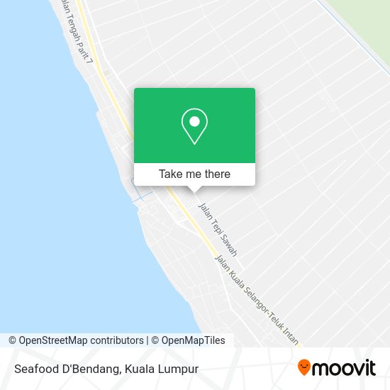 Peta Seafood D'Bendang