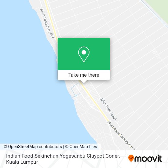 Indian Food Sekinchan Yogesanbu Claypot Coner map