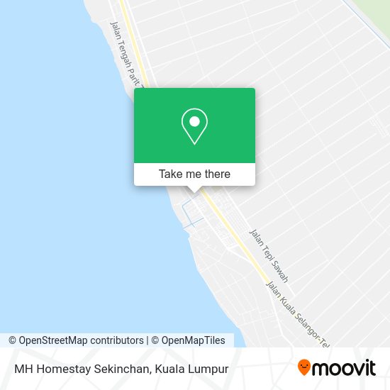 Peta MH Homestay Sekinchan