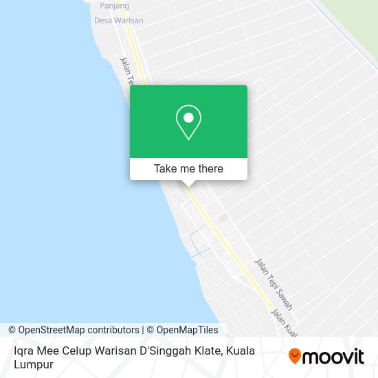 Iqra Mee Celup Warisan D'Singgah Klate map