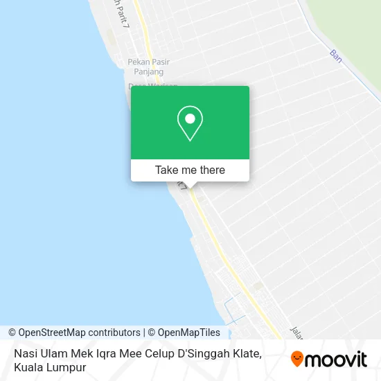 Nasi Ulam Mek Iqra Mee Celup D'Singgah Klate map