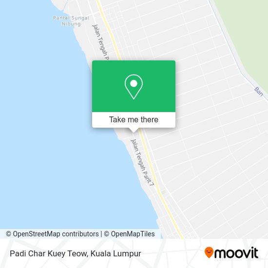 Padi Char Kuey Teow map