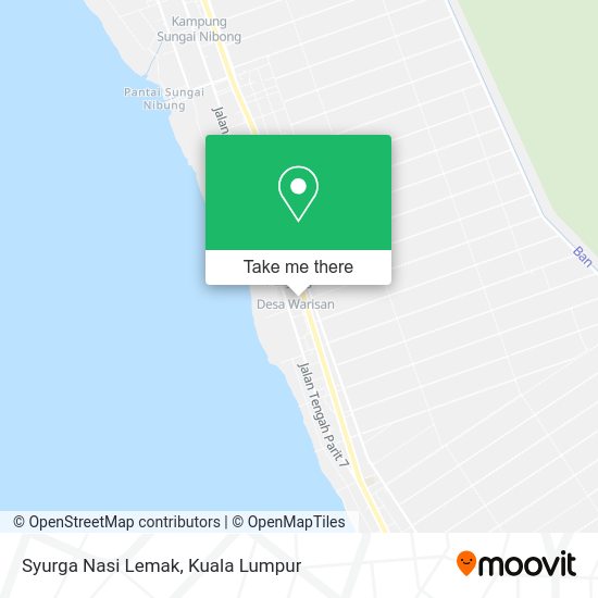 Syurga Nasi Lemak map