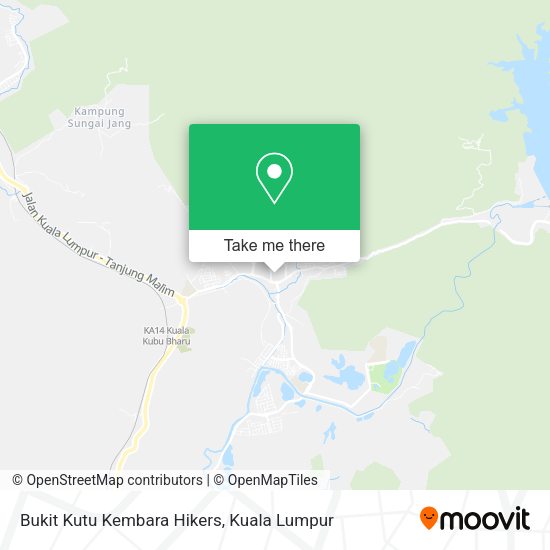 Peta Bukit Kutu Kembara Hikers